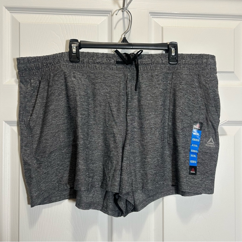 Reebok Women's Charcoal Athletic Shorts
